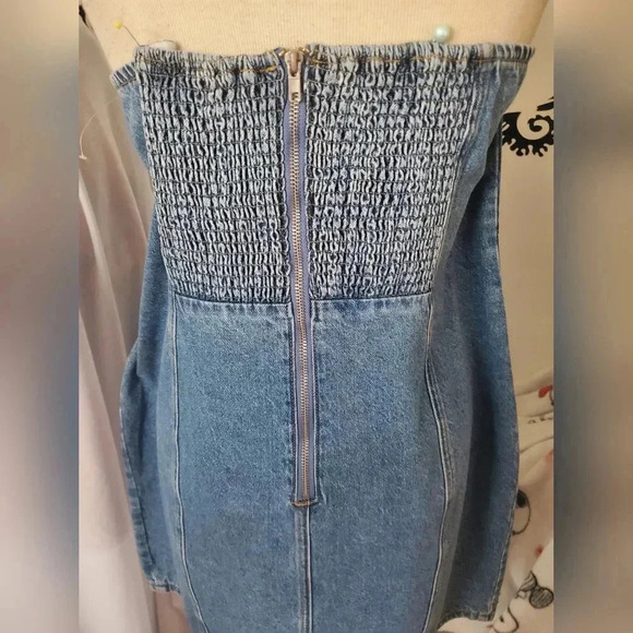 💥Denim mini tube dress - Picture 4 of 9